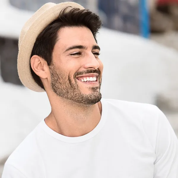 Férfi hosszú ujjú póló - Klasszikus kerek nyakkivágás