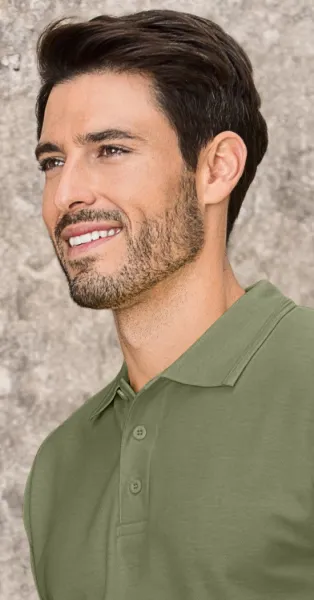 Férfi bő póló - 3 gombos rögzítés