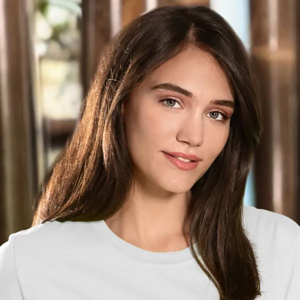 Női klasszikus póló - Klasszikus kerek nyakkivágás