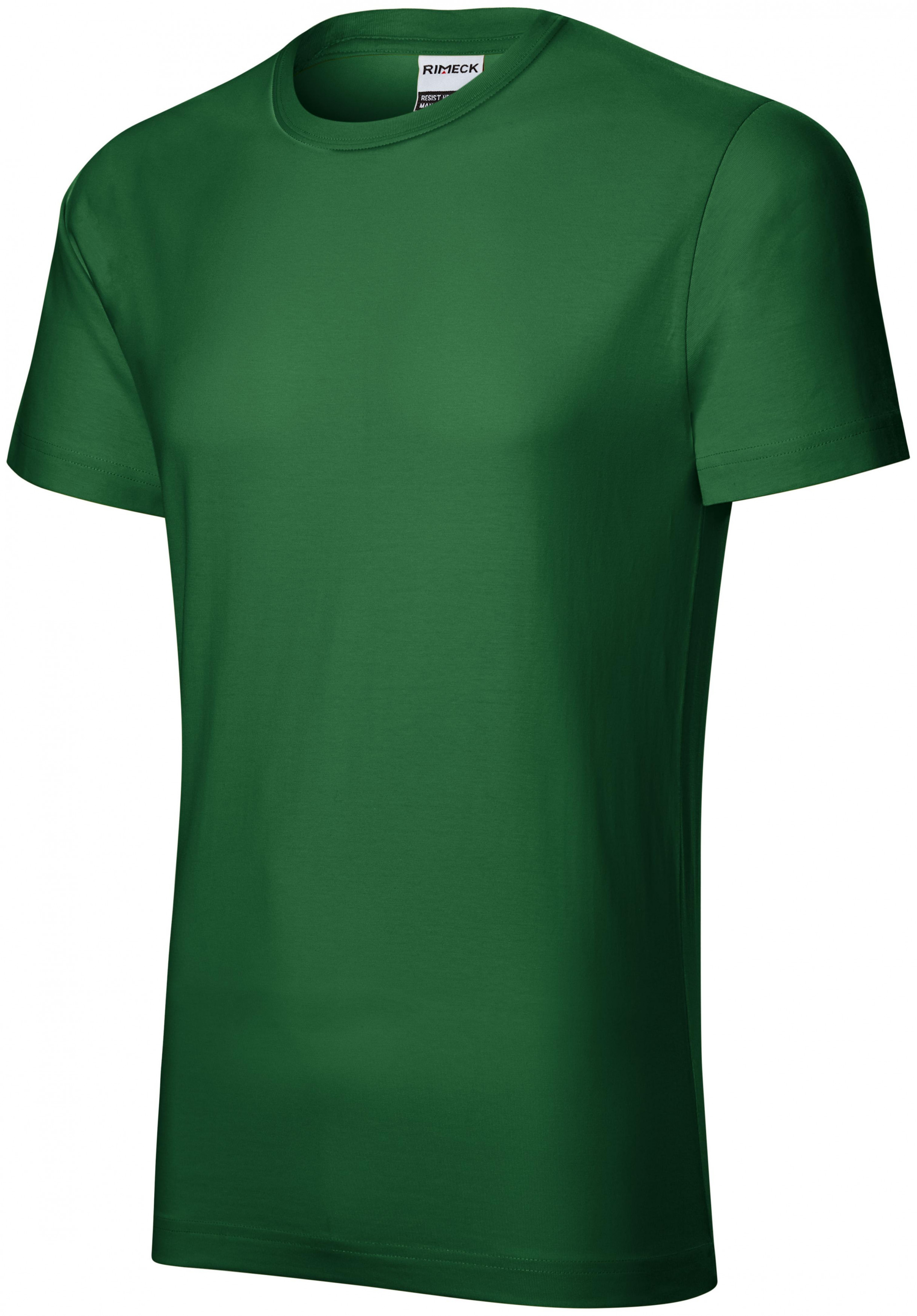 Tartós férfi póló nehezebb, üveg zöld, 2XL