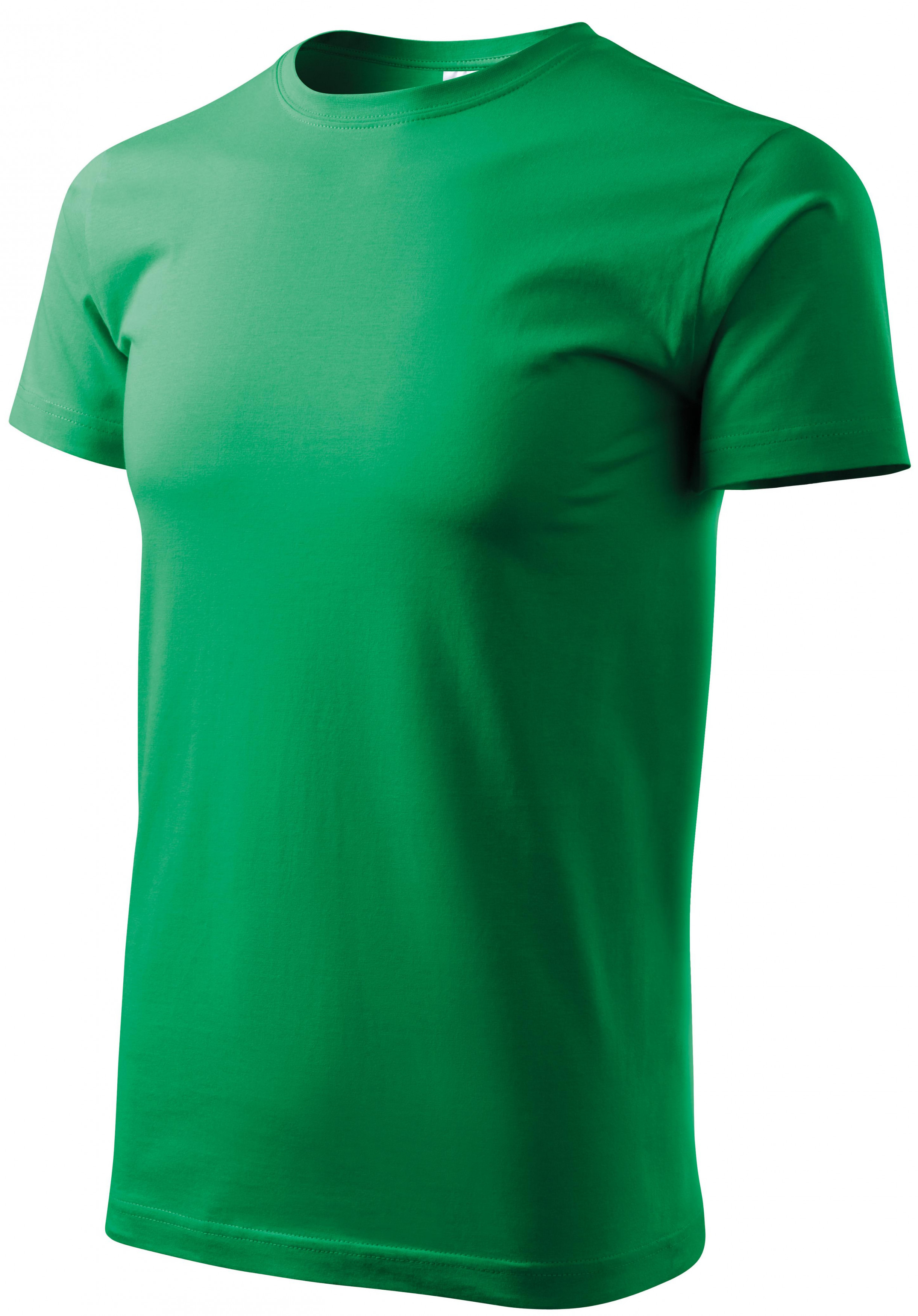 Unisex nagyobb súlyú póló, zöld fű, M